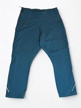 Women's Sleek High-Rise Run Capri
Leggings 20” - All in Motion Teal M